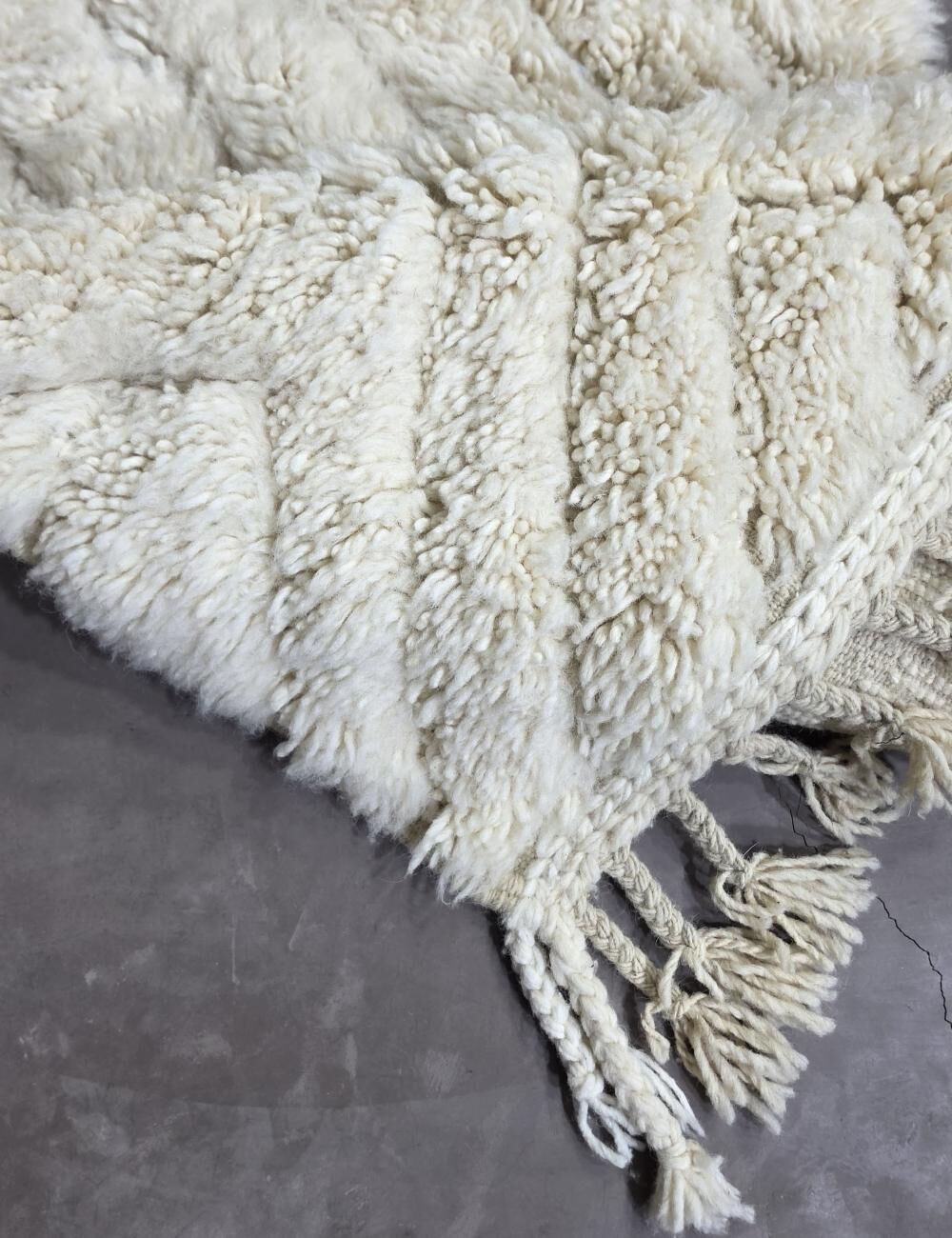 White Hallway Rug - 191 x 70 cm