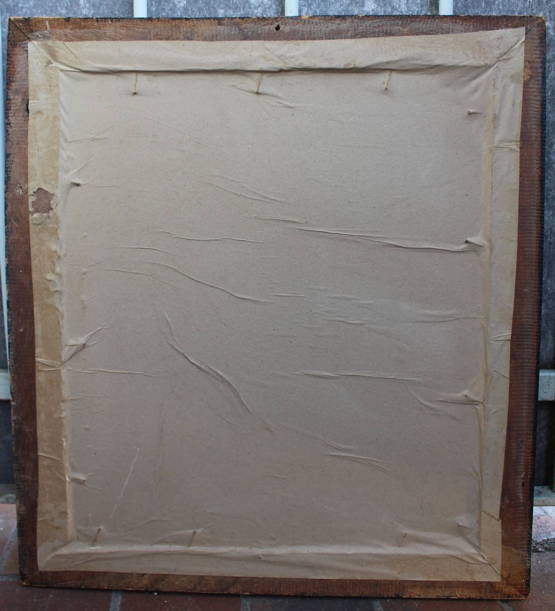 Cubist oil painting from the 1970s.