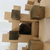 XXL wooden puzzle, multi-balls, 1970