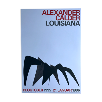 Affiche originale d'après Alexander Calder, Louisiana Museum / Tamanoir, 1996