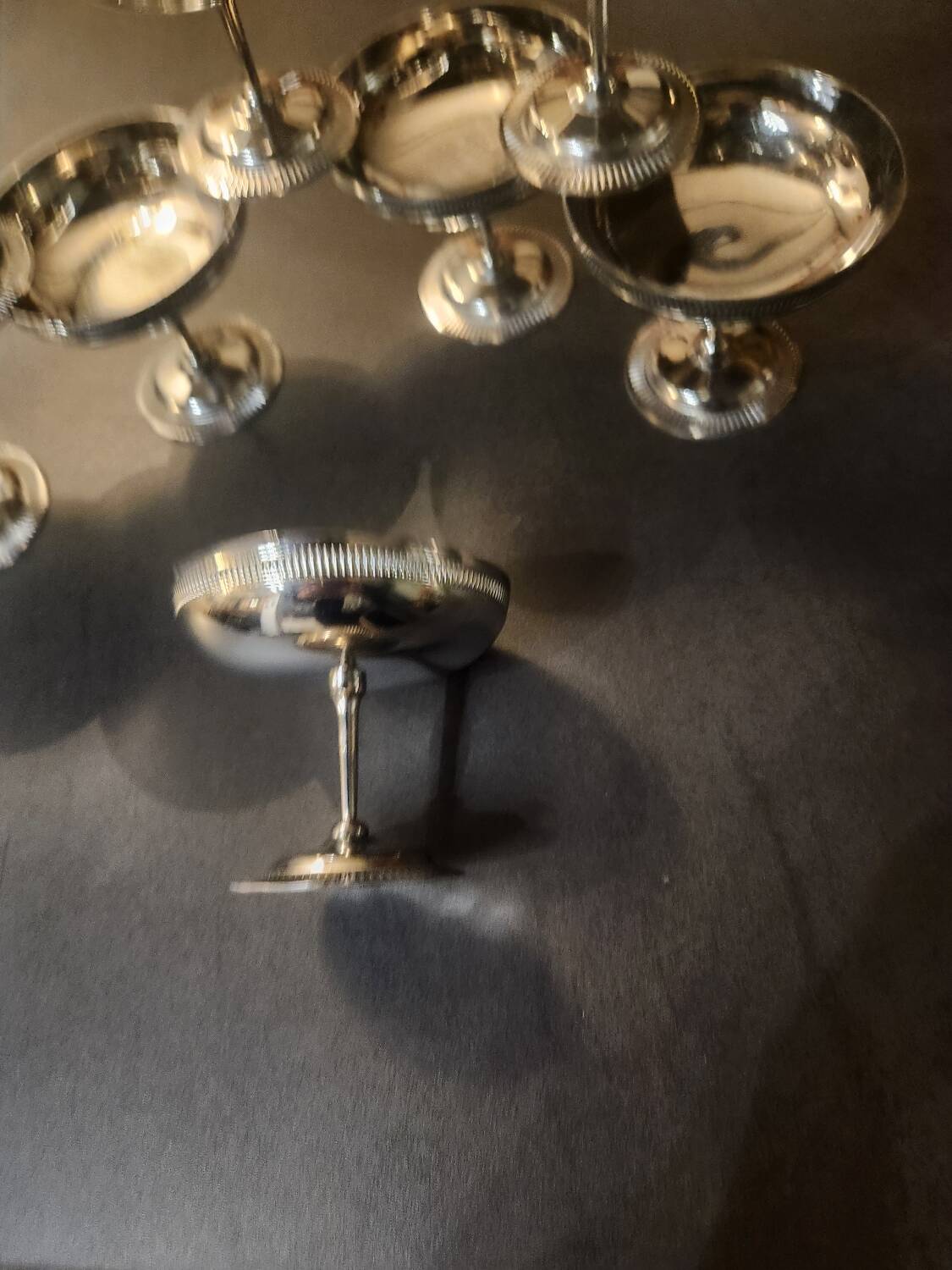 8 stainless steel ice cream cups