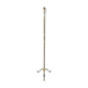 Lampadaire tripode en bronze doré et ciselé à hauteur variable