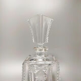 1950 crystal decanter with 6 crystal glasses