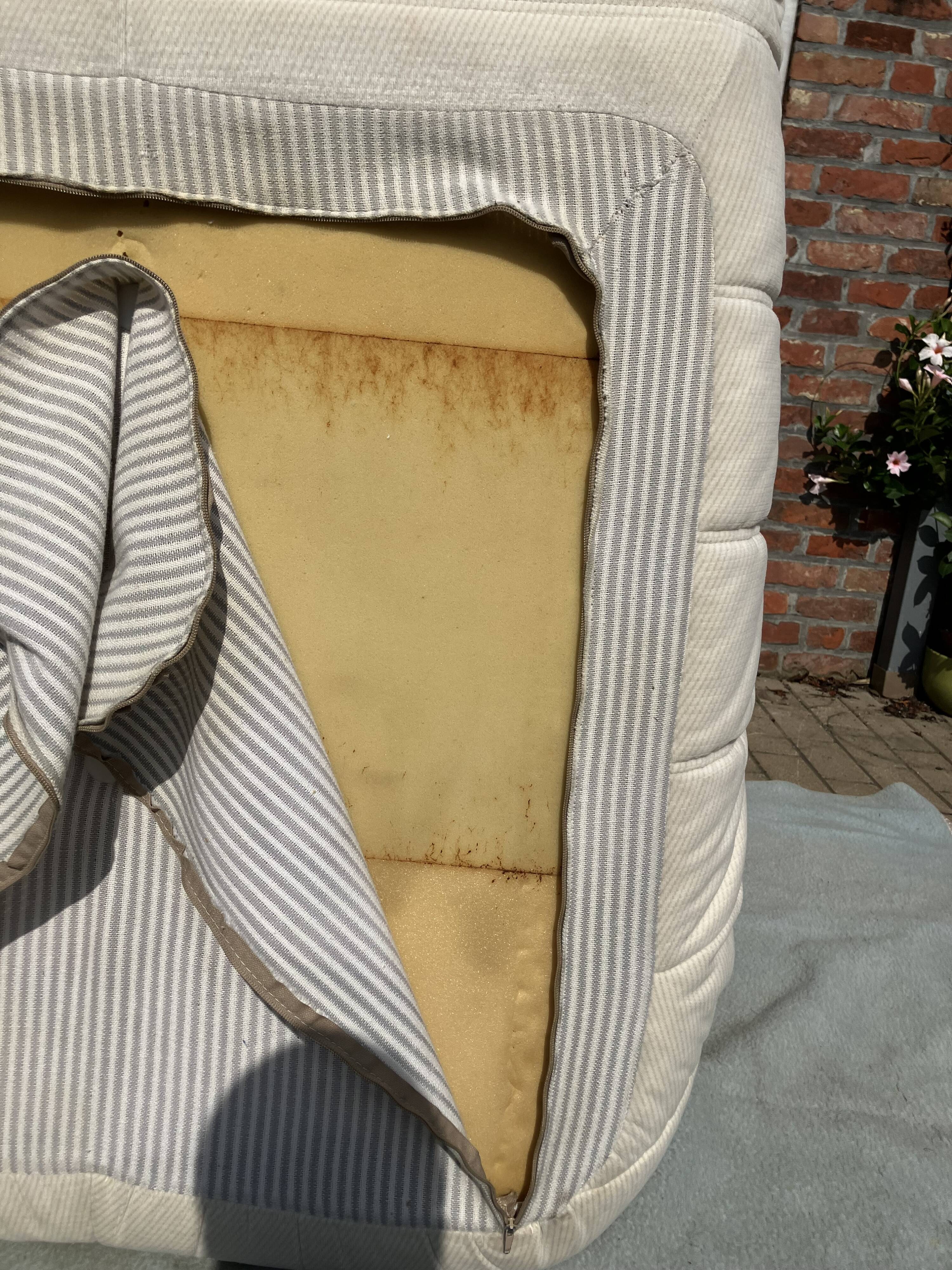 Authentieke Ligne Roset 1zit Togo 1988 beige in topstaat!!