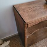 Storage unit, solid wood bookcase