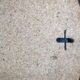 Vintage 60s free-form mirror 47x32cm