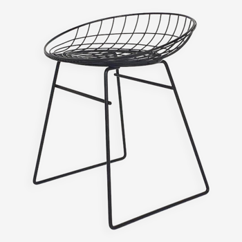 Cees Braakman for Pastoe KM05 metal wire stool, The Netherlands 1958