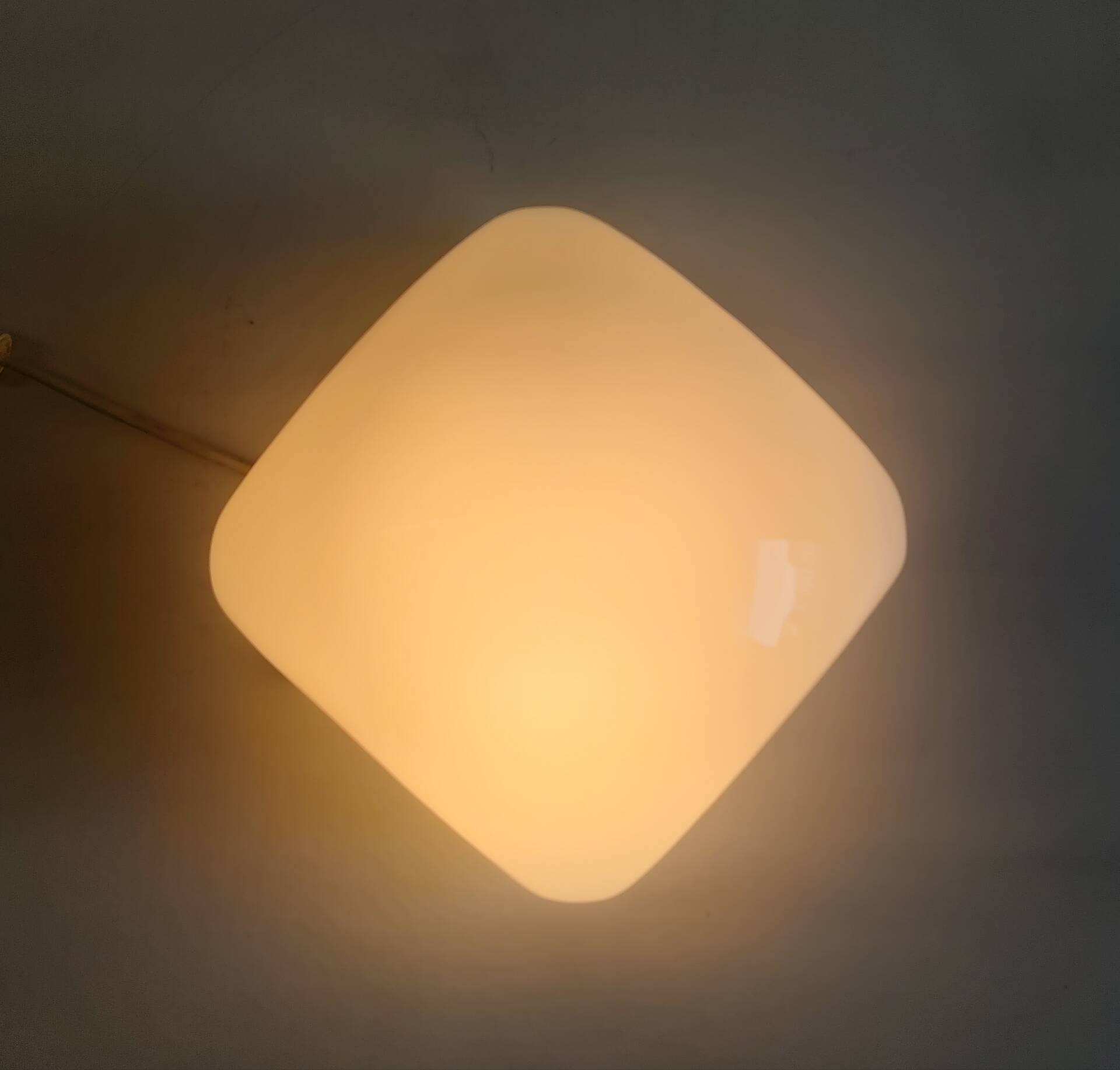 Ceiling light or opaline globe wall light - mid 20th century.