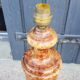Paire de pieds de lampes des années 70 en albâtre