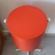 Coiffeuse vintage orange années 60
