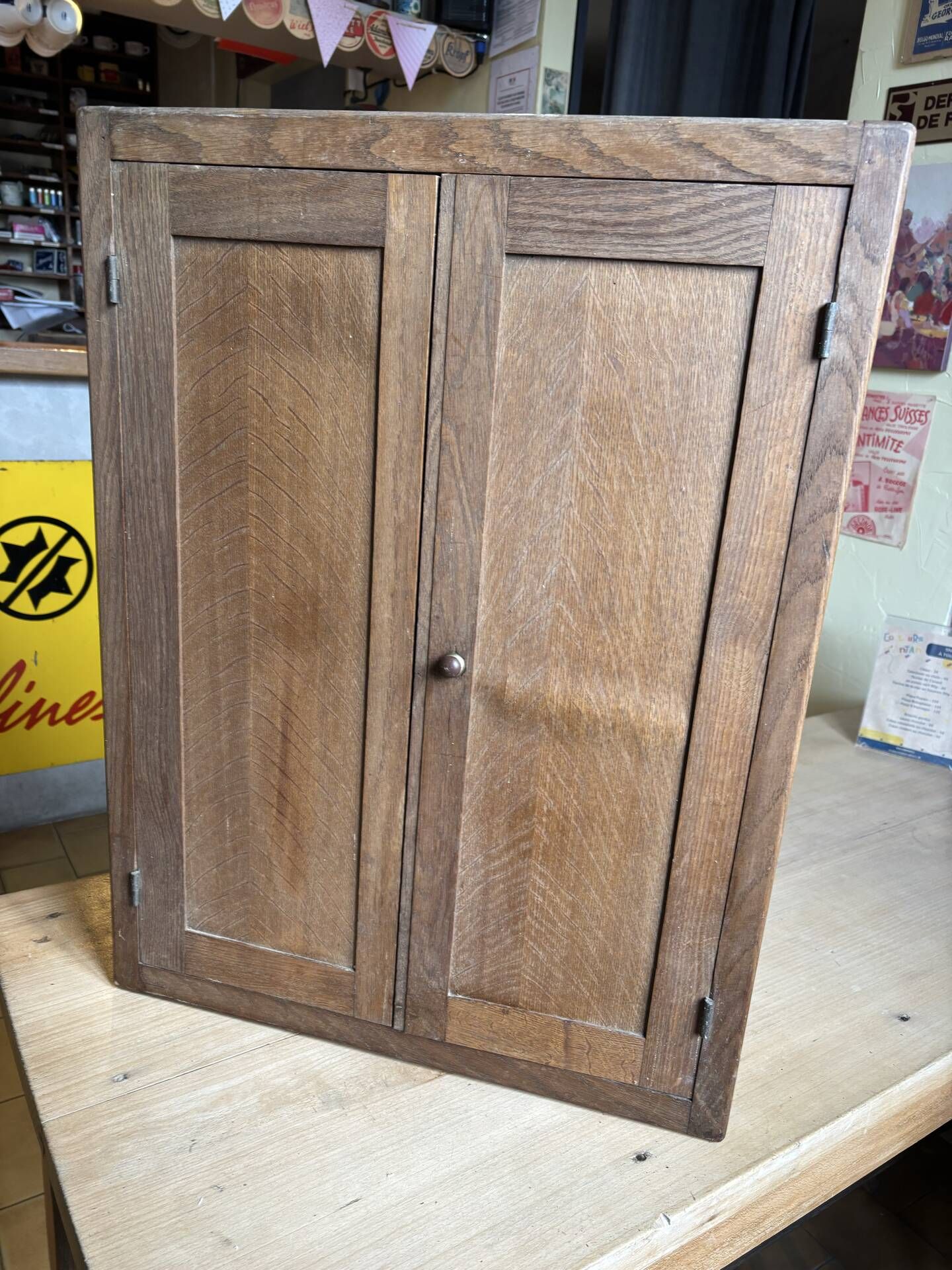 Rustic oak shelf