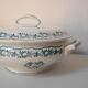 Soup bowl Saint Amand, green pattern - model 4025