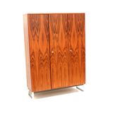 High vintage rosewood cupboard / wardrobe made in the 70s