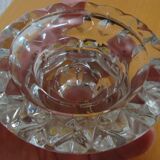 Vintage crystal candle holder