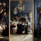 Miroir de cheminée d’époque louis philippe en bois doré (1m88x1m03) xixe