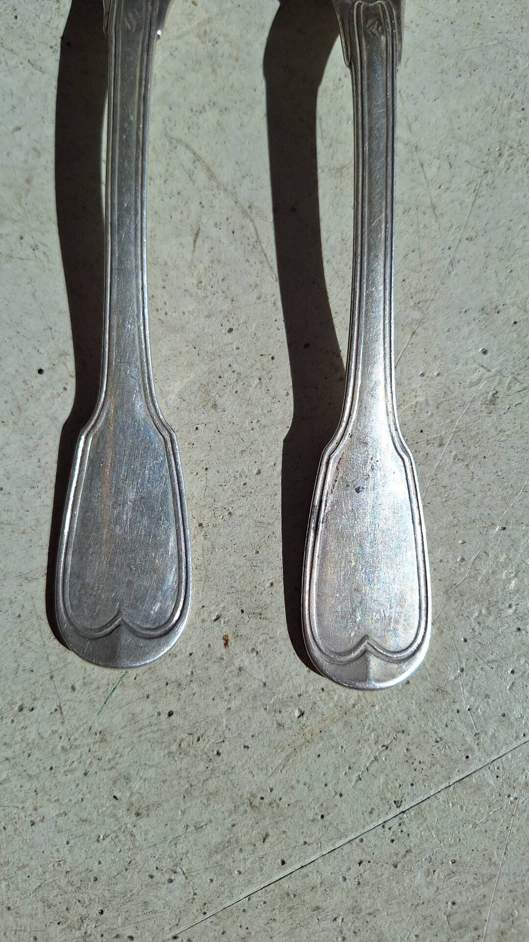 Couverts de table en argent massif Nicolas Pierre Béguin (1840/50)