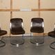 Set of four Willy Rizzo chairs