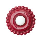 Luna Tall Bordeaux Wall Lamp