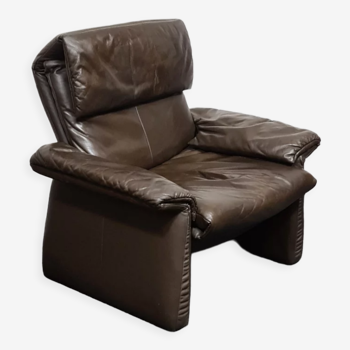 Vintage leather easy chair by Erpo