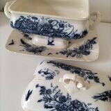 Antique set of rectangular dish and soup tureen – Mouzin-Lecat & Cie