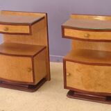 Pair of Art Deco bedsides