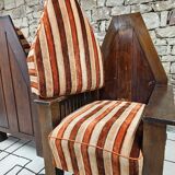 Pair armchair art deco