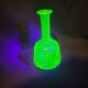 Old carafe yellow uralin