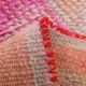 Tapis de couloir oriental vintage persan rose et beige 3x10, 87x302 cm