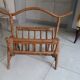 Rattan magazine holder