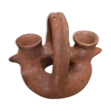 Terracotta candlestick