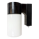 Industrial Brown Bakelite Wall Light with Milk Glass, 1960s