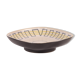 Geometric tracing ceramic vide-poche bowl, 1960s.