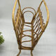 Holder magazines / magazines , rattan , vintage, old