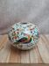 Old ceramic picture of flowers – bird & polychrome decoration