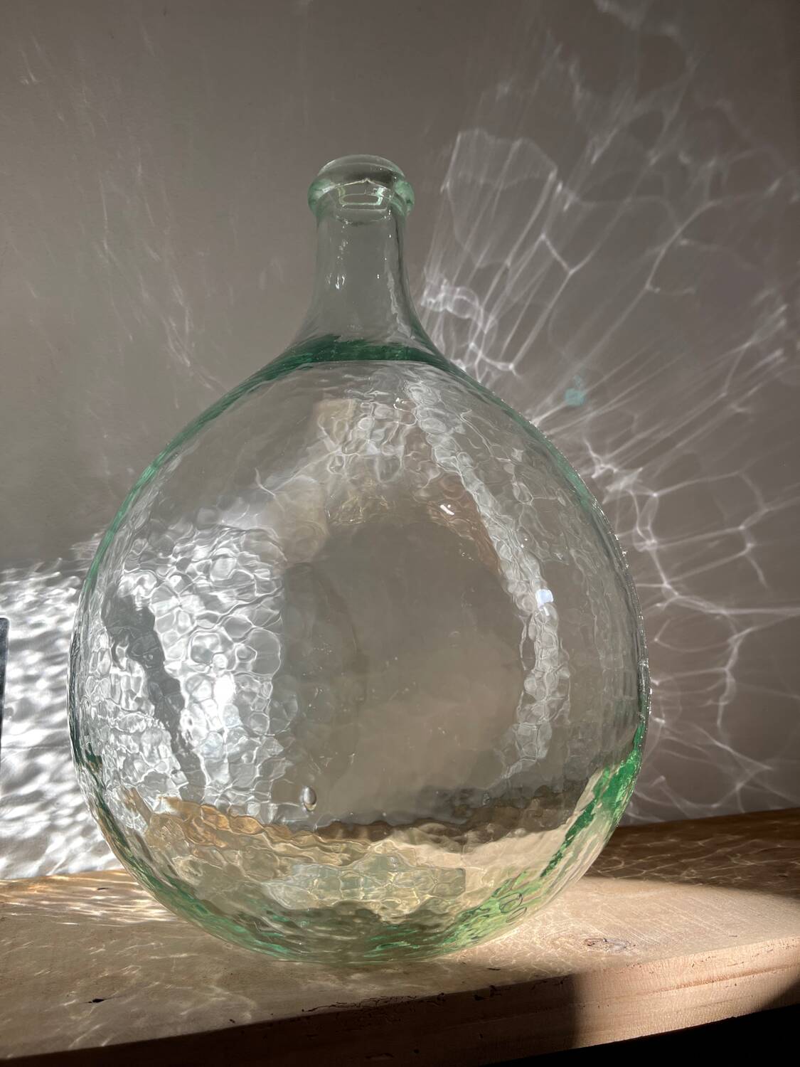 Transparent 5L demijohn