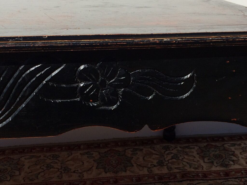 Indonesian colonial style coffee table