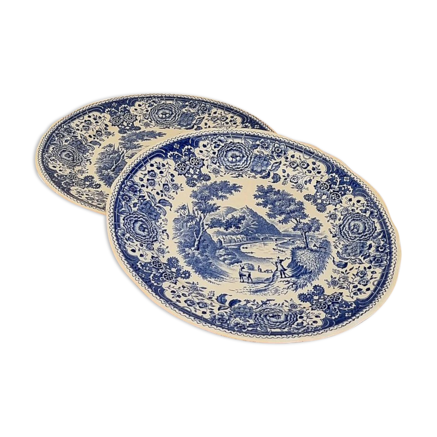 Set of 2 Villeroy & Boch Burgenland dinner plates