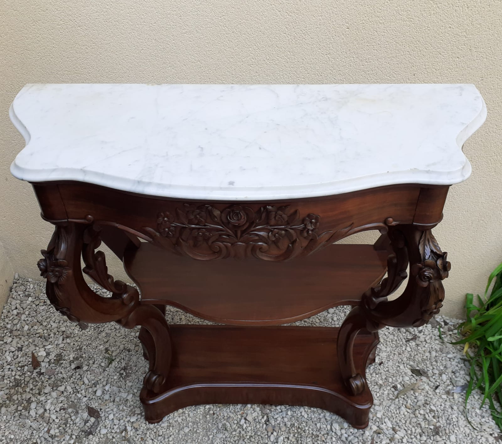 Console en acajou