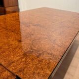 Art Deco Sofa Table in Amboyna Roots Veneer, France, 1930s