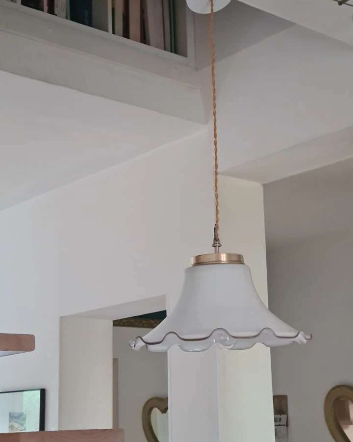Suspension corolle opaline