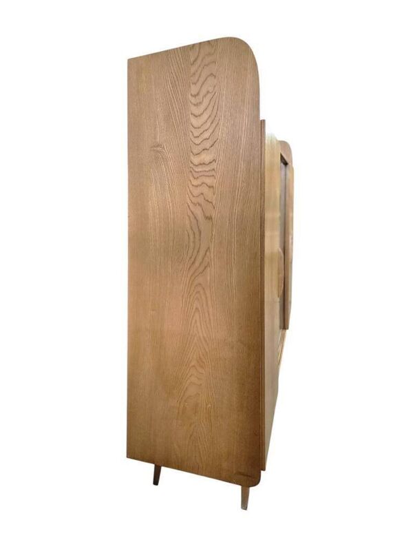 Vitrine vintage mi-hauteur avec partie ouverte