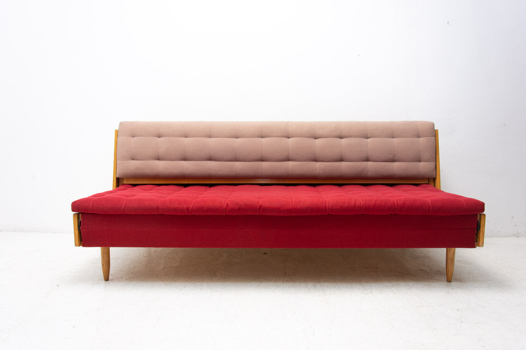 Mid century folding sofabed, 1960´s, Czechoslovakia