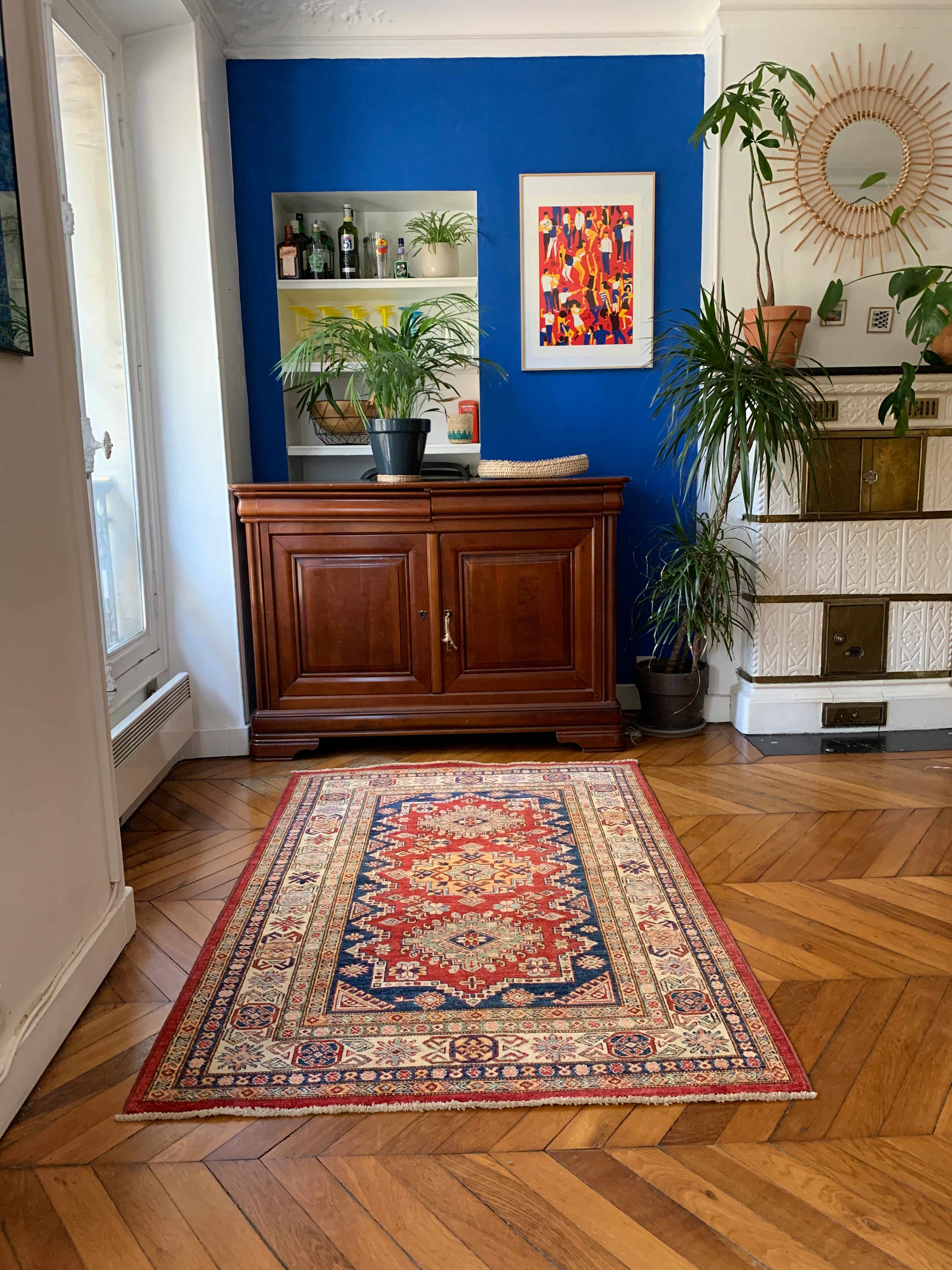 Pakistani carpet Lain - Kazak - 118 x 174 cm