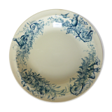 Vintage hollow round serving dish from K&G Luneville hunting