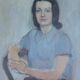 Portrait of a woman from the 60s
