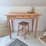 Bureau / Console / Table d'appoint de ferme style campagne en bois massif