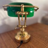 Vintage retro notary banker lamp