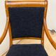 Biedermeier Armchair in Walnut & Black Boucle, South Germany, 1835