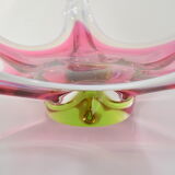 Czech Art Glass Bowl by Josef Hospodka for Chribska Glasswork,1960's.