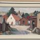 Original Swedish Oil on Panel – “Vitemölla” by Eskil Scans – Vintage